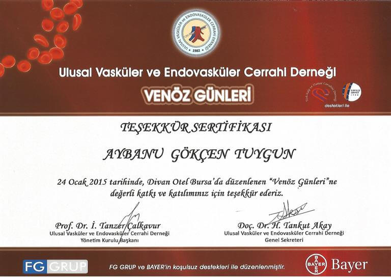 Venöz Günleri Konuşmacı 2015