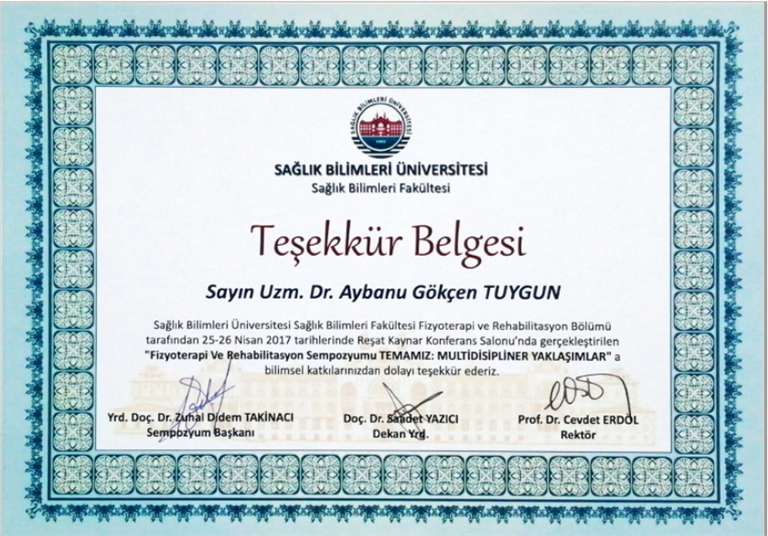 Sağlık Bilimleri Üniv Semp (Konuşmacı) Nisan 2017 (İstanbul)